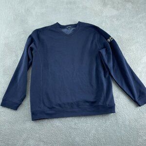 Cutter & Buck Mens Navy V-Neck Pullover Sweatshirt PGA Illinois Section 5823
